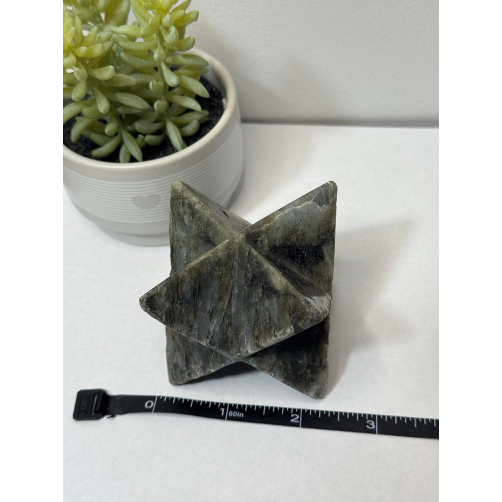 Labradorite Merkaba Crystal - Picture 8 of 8